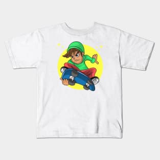 Skater Boy Kids T-Shirt